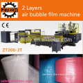 2 layers air bubble film wrapping machine factory price